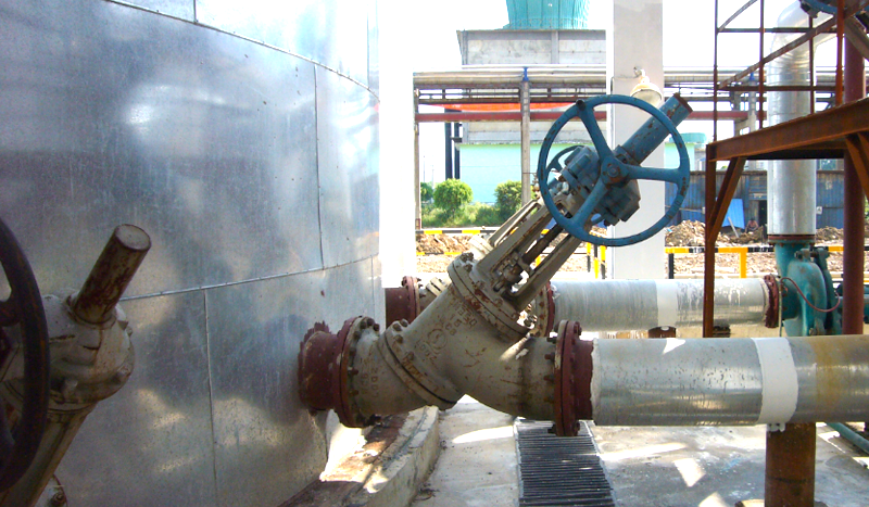 广西平果铝业三期工程分解晶种车间母液槽出口用料浆阀